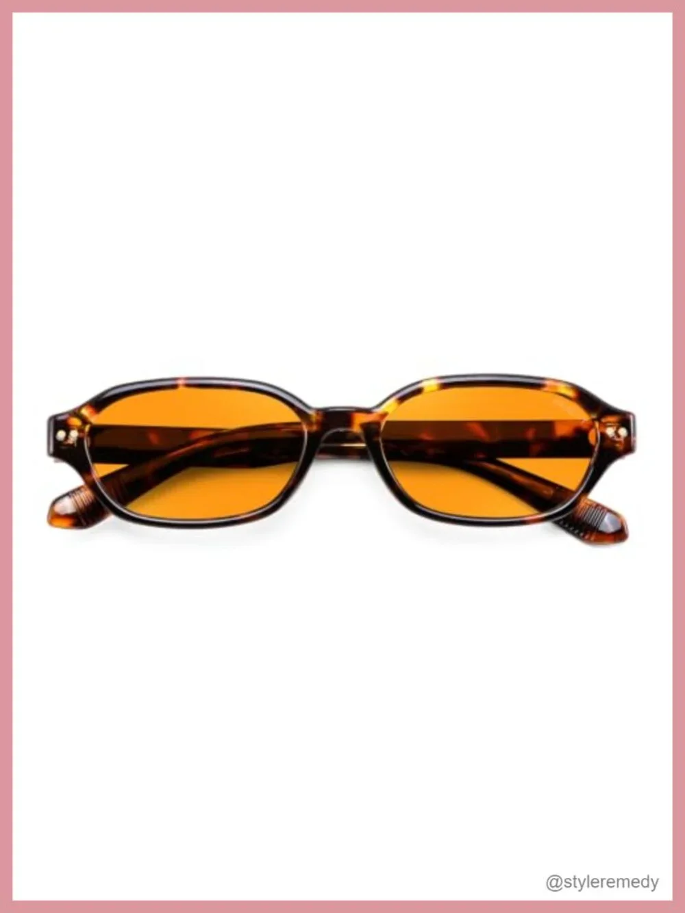 Retro Polarized Rectangle Sunglasses UV400 Protection Y2K 90s Slim Frame